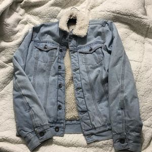 Sherpa Jean Jacket